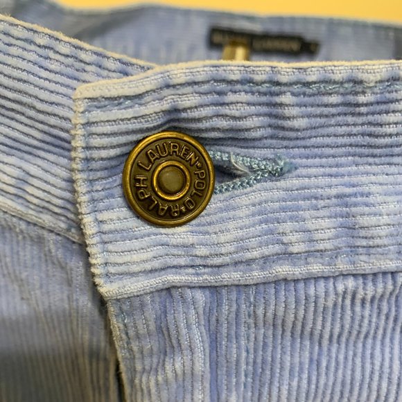 GUC Ralph Lauren light blue cord pants sz 4 - Picture 5 of 5